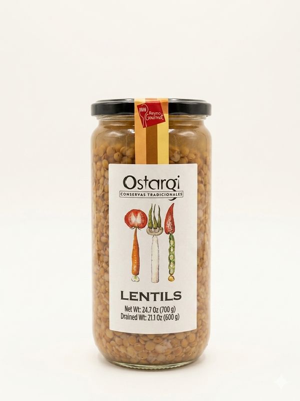 OSTARGI, natural lentils [Lentejas] (700 g)