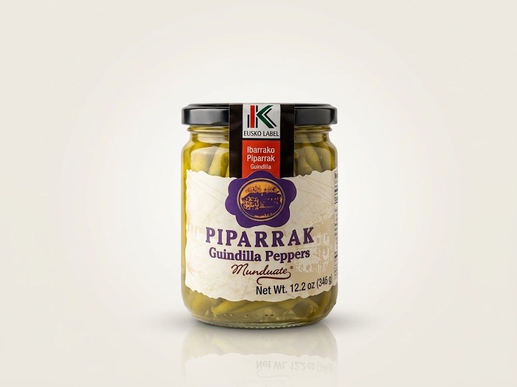 MUNDUATE, Basque peppers jar [Piparra] (346 g)