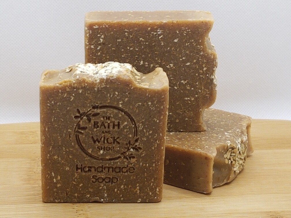 Cinnamon Honey Oatmeal Handmade Soap