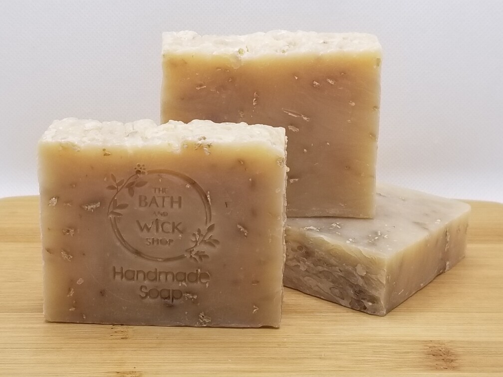 Lavender Oatmeal Goat Milk Handmade Soap