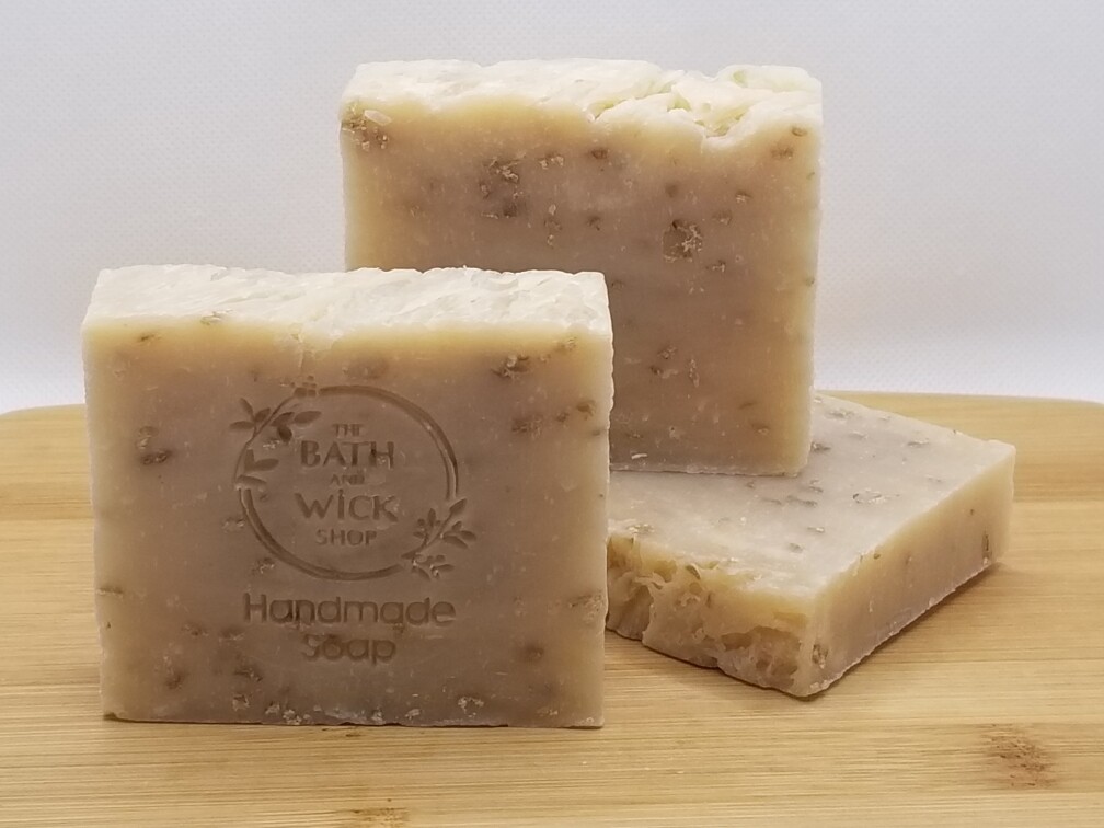 Unscented Oatmeal Goat Milk Handmade Soap