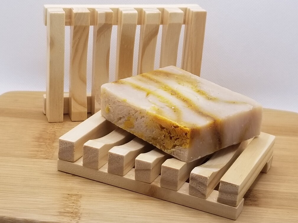 Natural Wood Soap Dish