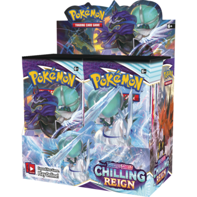 Pokémon TCG: Sword &amp; Shield-Chilling Reign Booster Display (36 Packs)