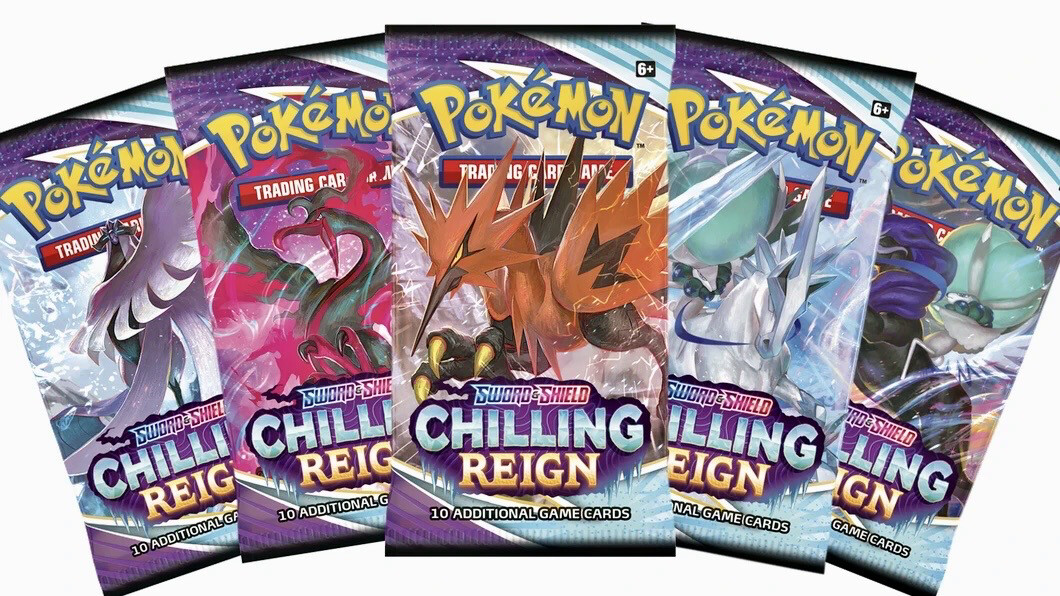 Pokémon TCG: Sword &amp; Shield-Chilling Reign Booster Pack (10 Cards)