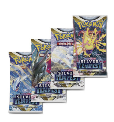 Pokémon TCG: Sword &amp; Shield-Silver Tempest Booster Pack