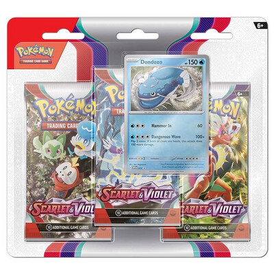 Pokémon TCG: Scarlet &amp; Violet 3 Pack Blister