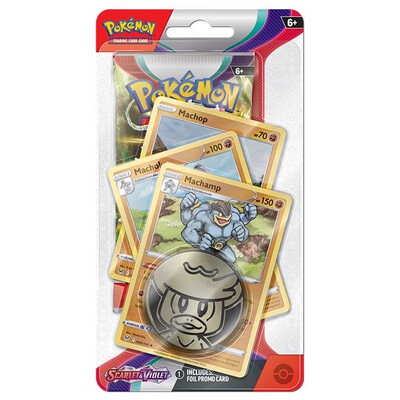 Pokémon TCG: Scarlet &amp; Violet Premium Checklane Blister (Machamp or Gengar)