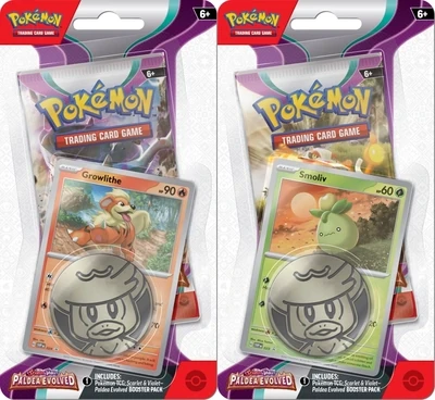 Pokemon TCG: Scarlet &amp; Violet: Paldea Evolved - Checklane Blister