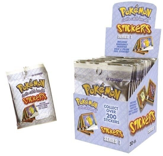 Pokemon Series 1 Sticker Pack [10 Stickers]