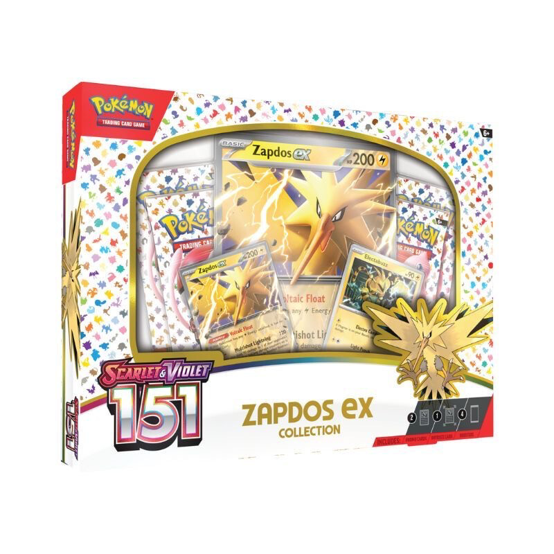 Pokémon TCG: 151 Collection—Zapdos ex Box