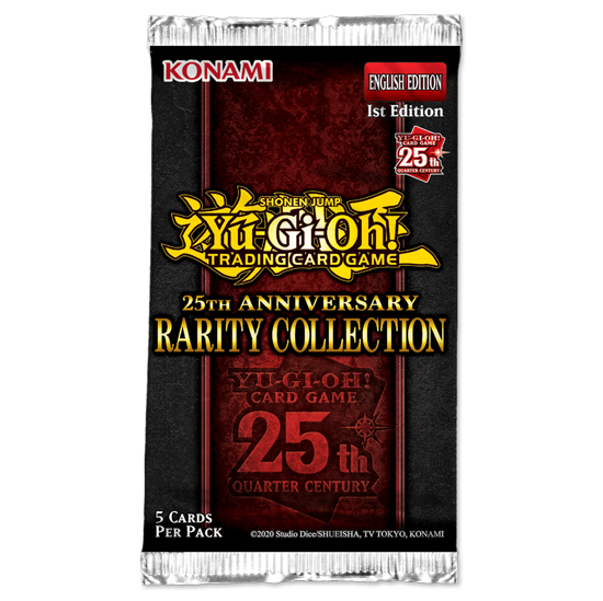 YuGiOh - 25TH ANNIVERSARY RARITY COLLECTION Booster Pack