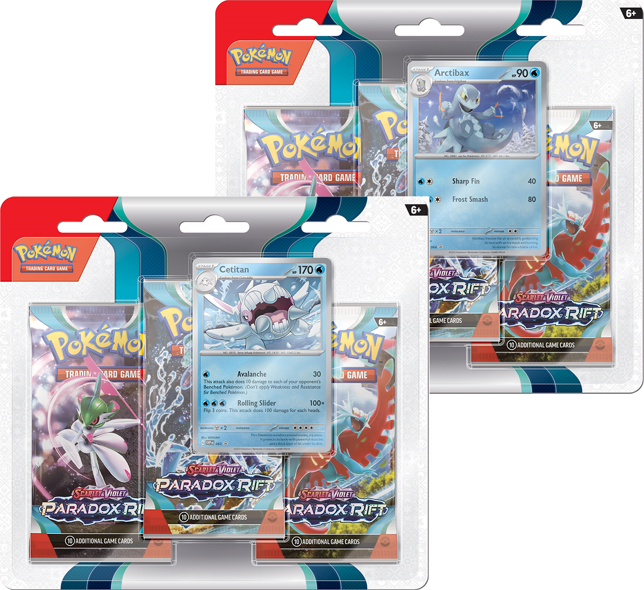 Pokémon TCG: Paradox Rift 3 Pack Blister