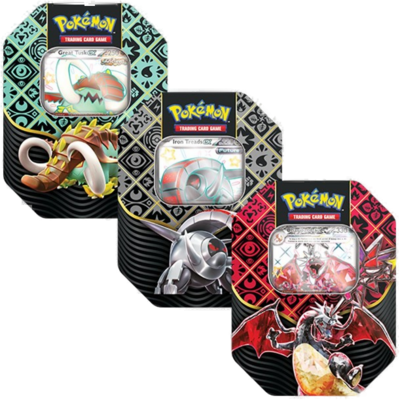 Pokémon TCG: Paldean Fates Tin 4pck
