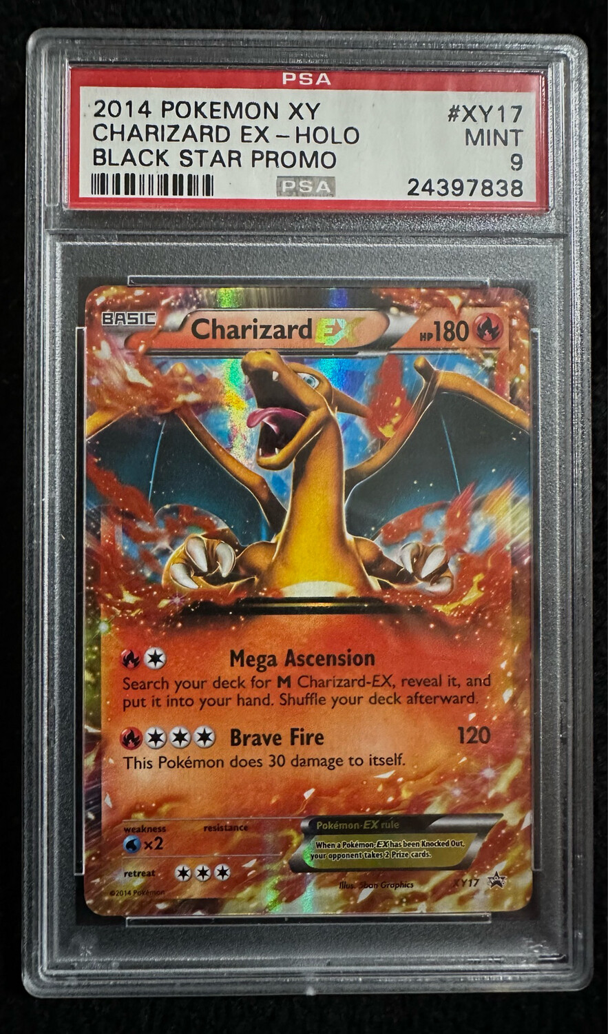 PSA 9 Charizard Ex Black Star Promo