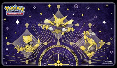 Abra Evolutions Stitched Playmat for Pokémon