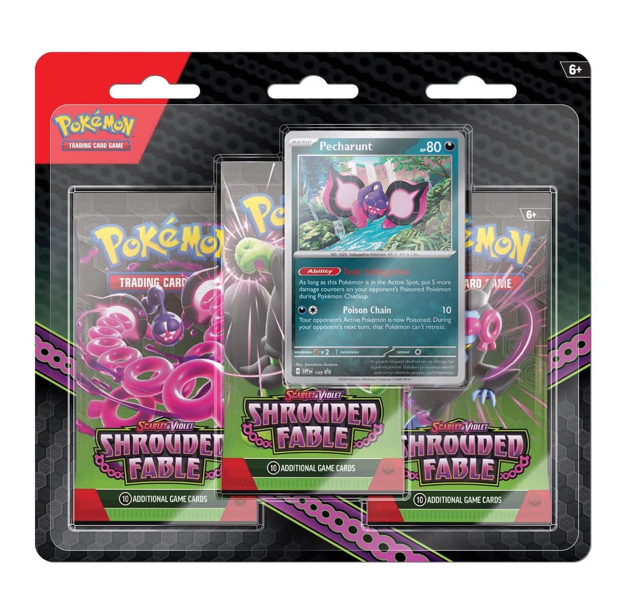 Pokémon TCG: Shrouded Fable 3 Pack Blister