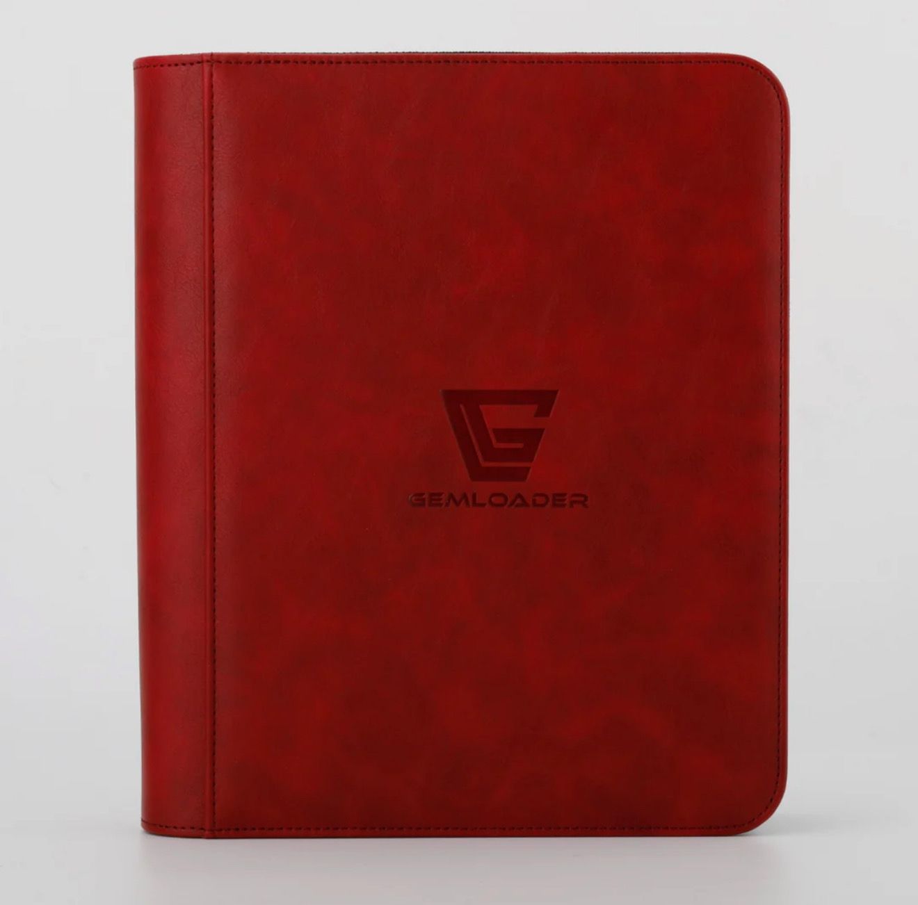GemLoader 3&#39;&#39;X4&#39;&#39; TopLoader binder [112 pockets 2X2] Red