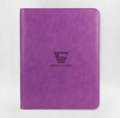 GemLoader Premium toploader binder [216 pockets 3X3] Purple