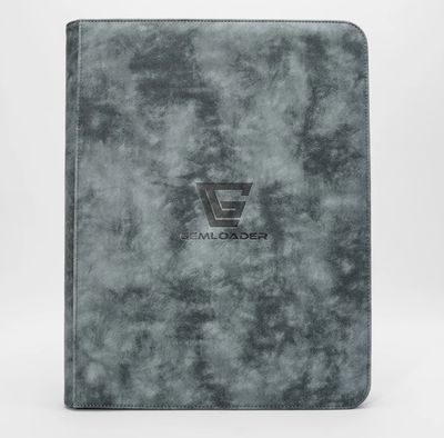 GemLoader Premium toploader binder [216 pockets 3X3] Grey