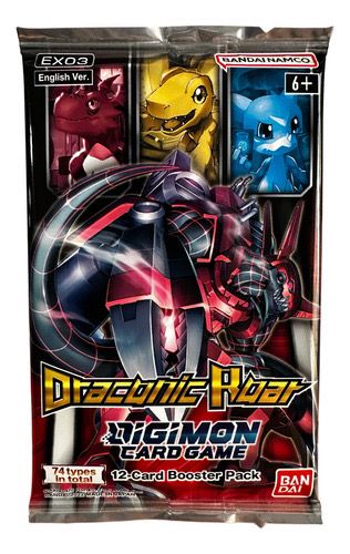 Digimon Card Game: Draconic Roar EX-03 Booster Pack