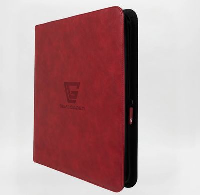 GemLoader Premium Traditional binder [480 pockets 3X4] Red