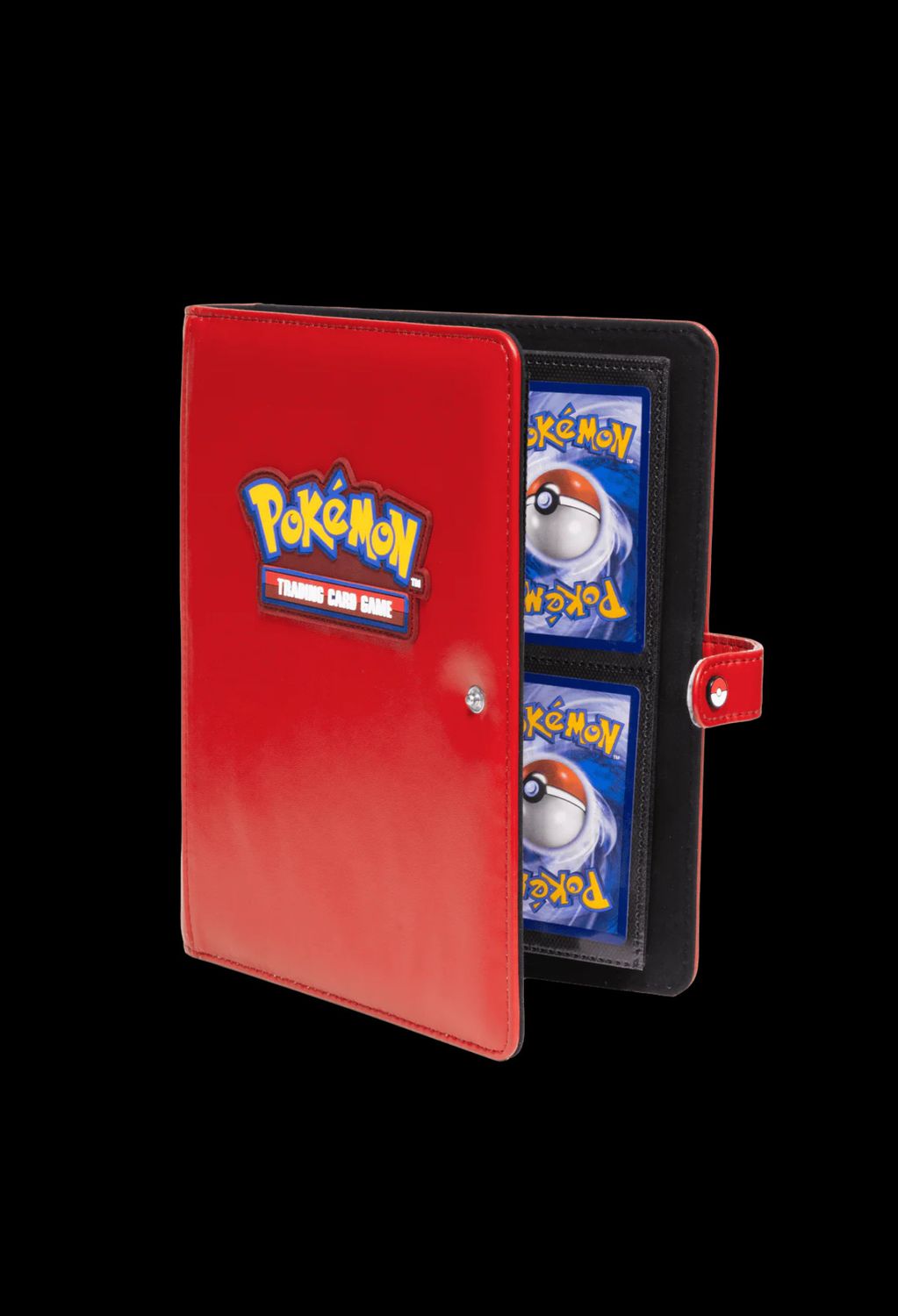 Premium Red 4-Pocket Snap Binder for Pokémon