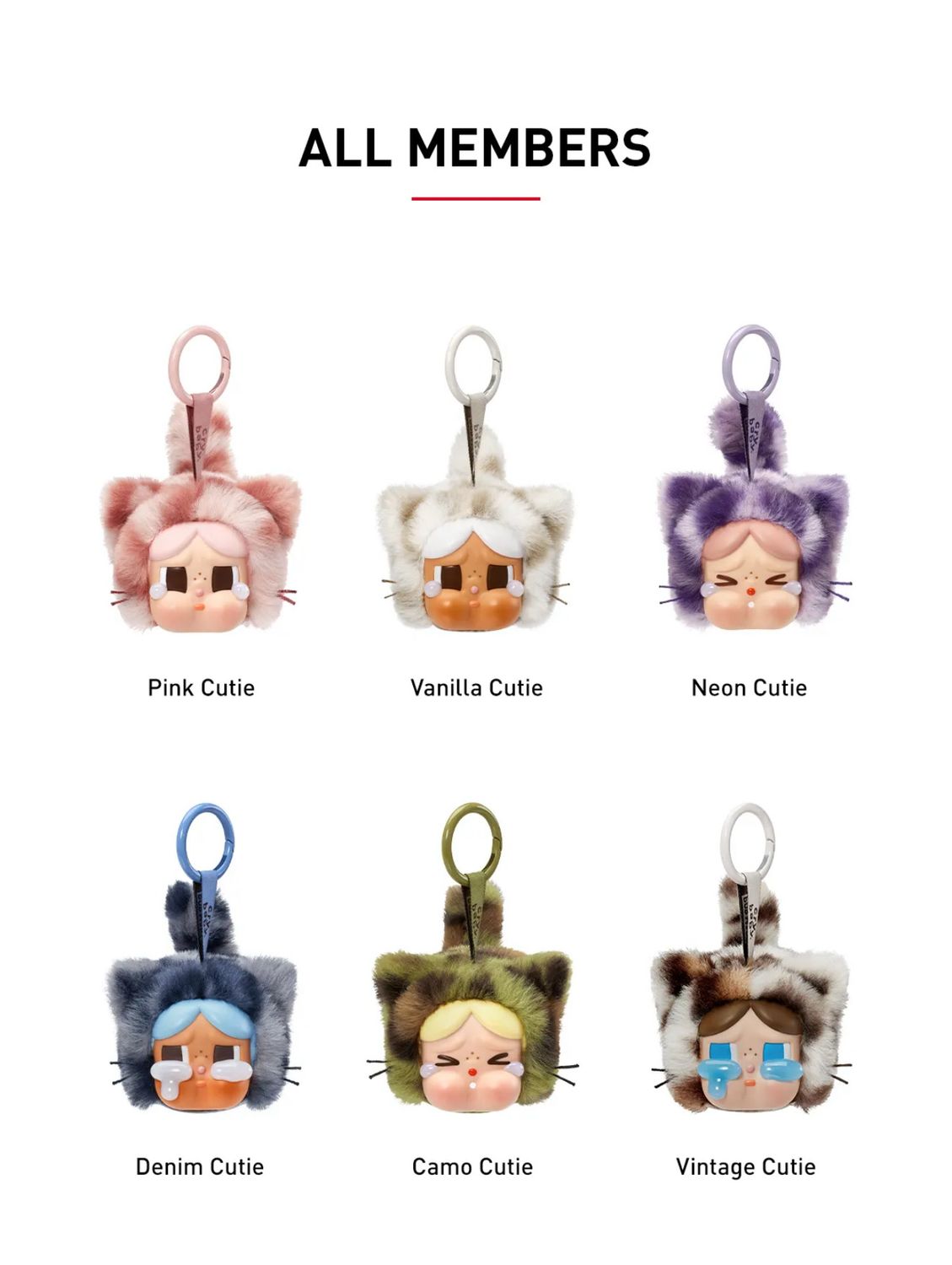CRYBABY Wild but Cutie Series - Vinyl Plush Pendant Blind Box