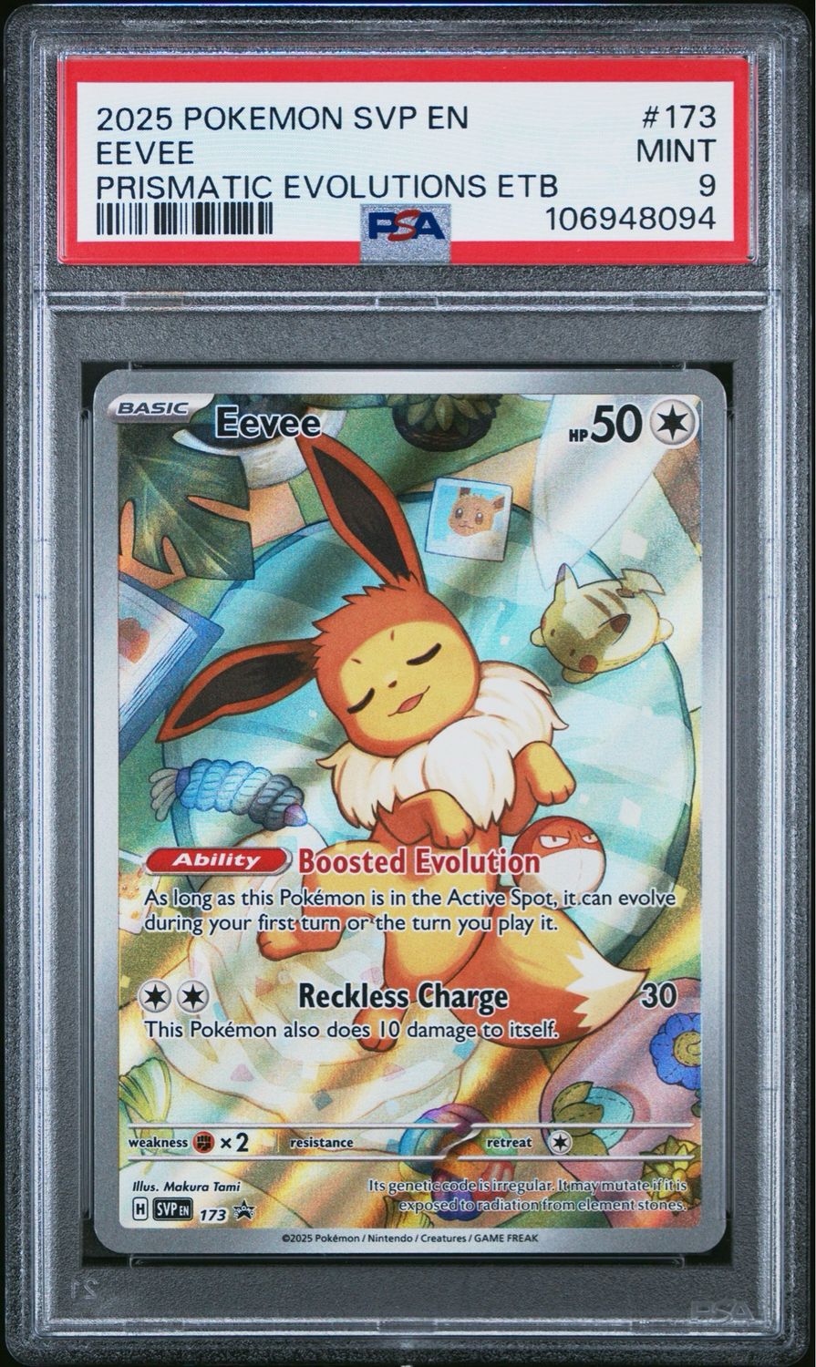 PSA 9 Eevee SVP Promo 173