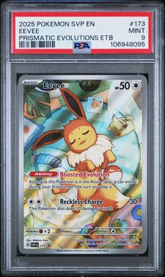 PSA 9 Eevee SVP Promo 173
