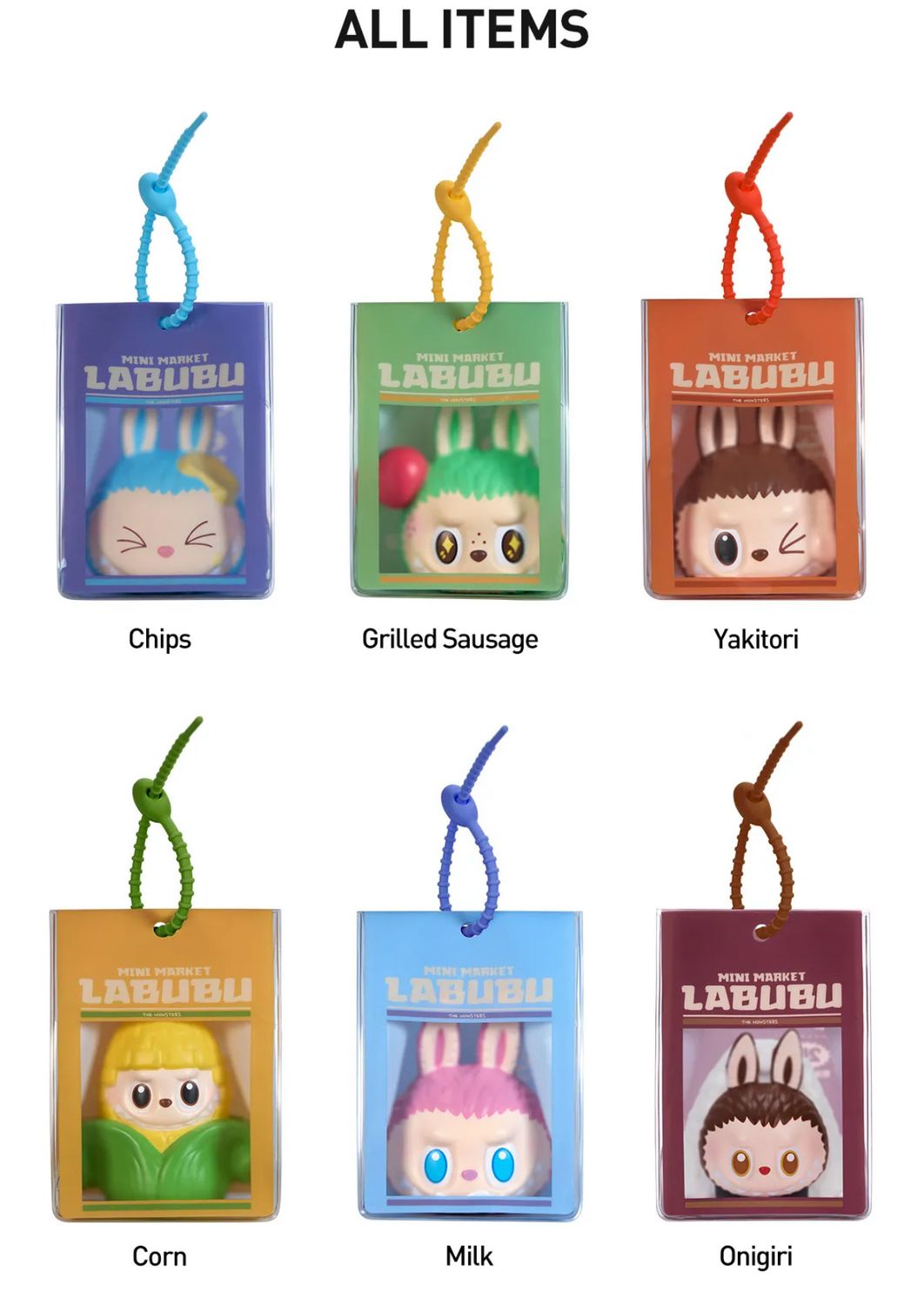The Monsters Wacky Mart Series - Pinch Pendant Blind Box