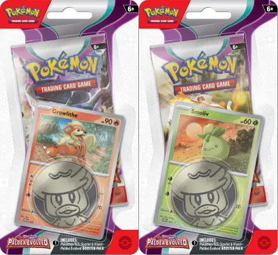 Pokemon TCG: Scarlet &amp; Violet: Paldea Evolved - Checklane Blister