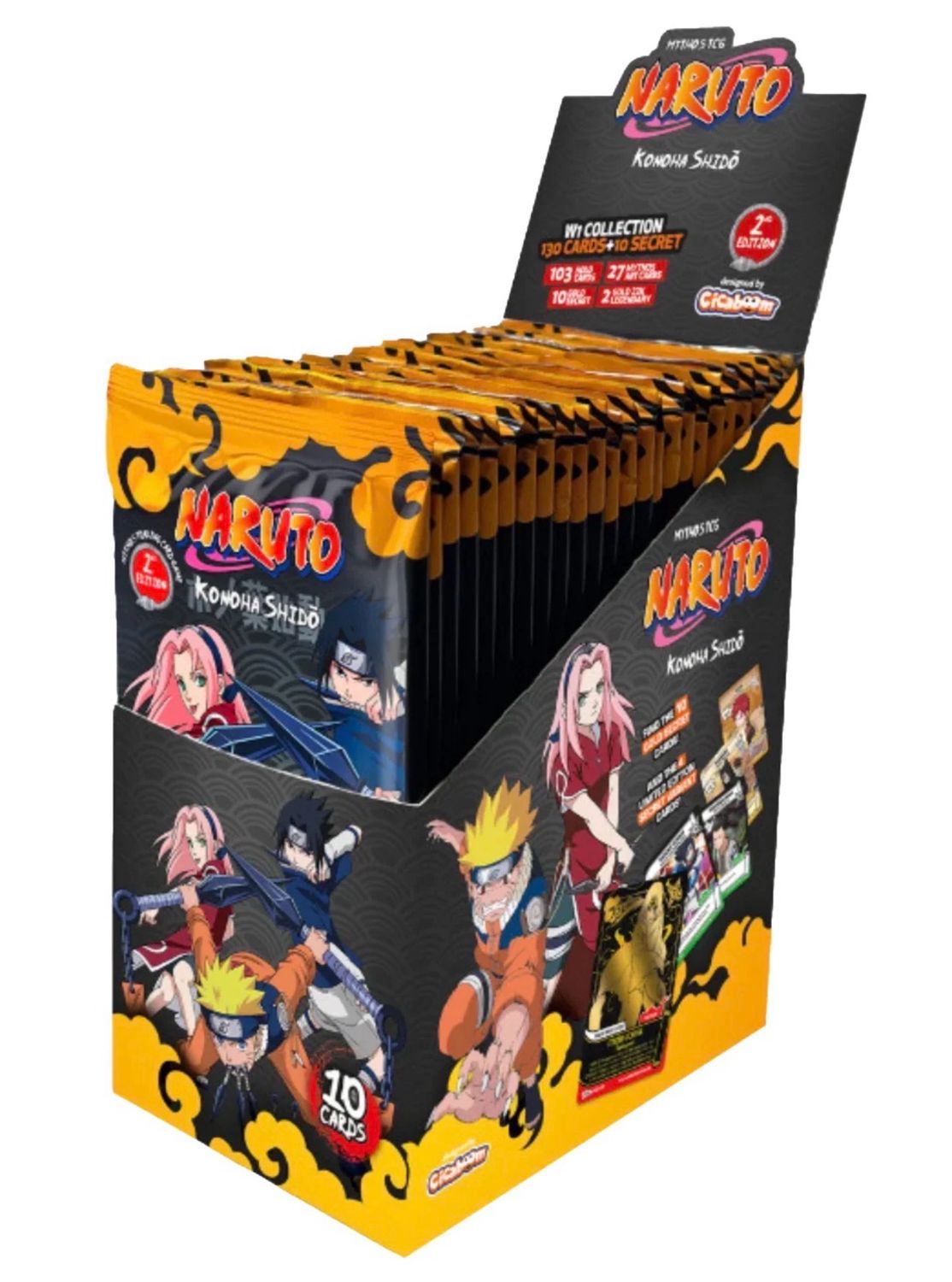Naruto Mythos TCG | First Set Booster Display (2nd Edition)