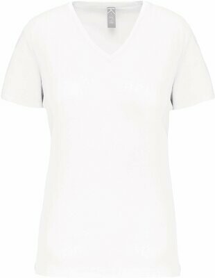 T-shirt 100% Coton Bio Femme Col V BIO150