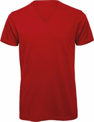 Tee-shirt B&C 100% Coton Bio Homme Col V 140gr