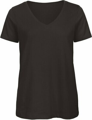 Tee-shirt B&C 100% Coton Bio Femme Col V 140gr