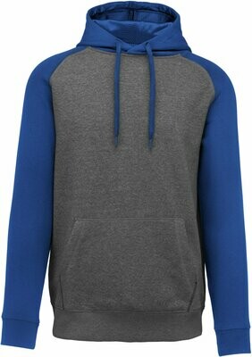 Sweat-shirt capuche bicolore Unisexe