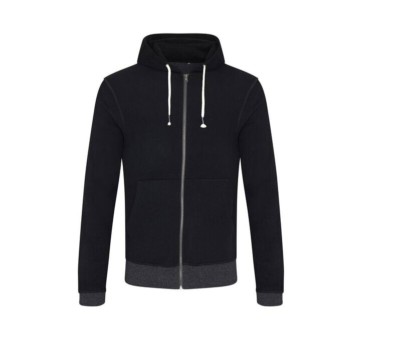 Sweat capuche zippé OKAWANGO en coton recyclé Unisexe