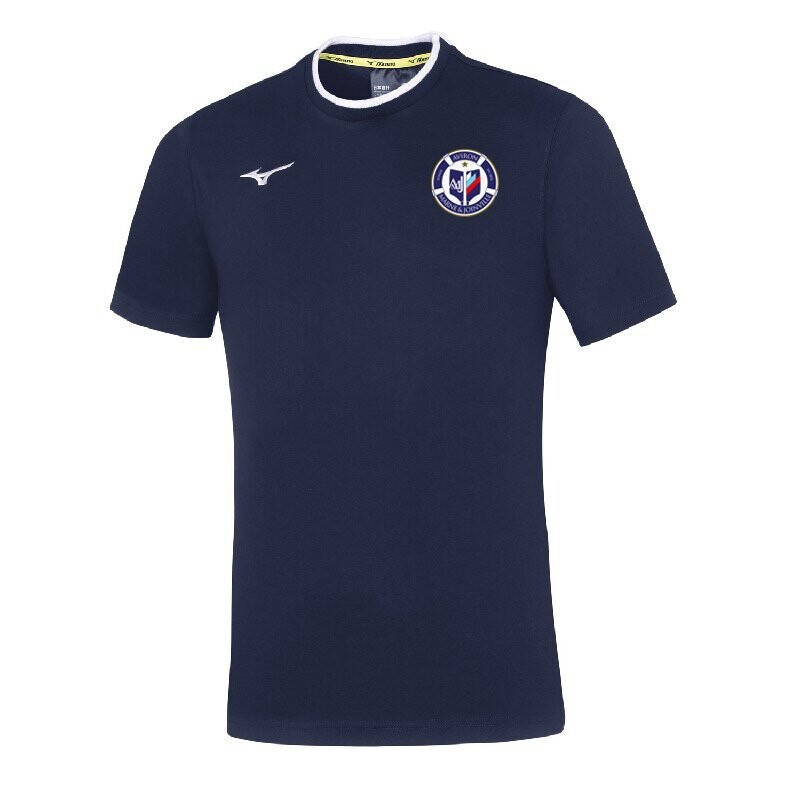 Tee-shirt coton MIZUNO coupe homme, Coloris: Marine