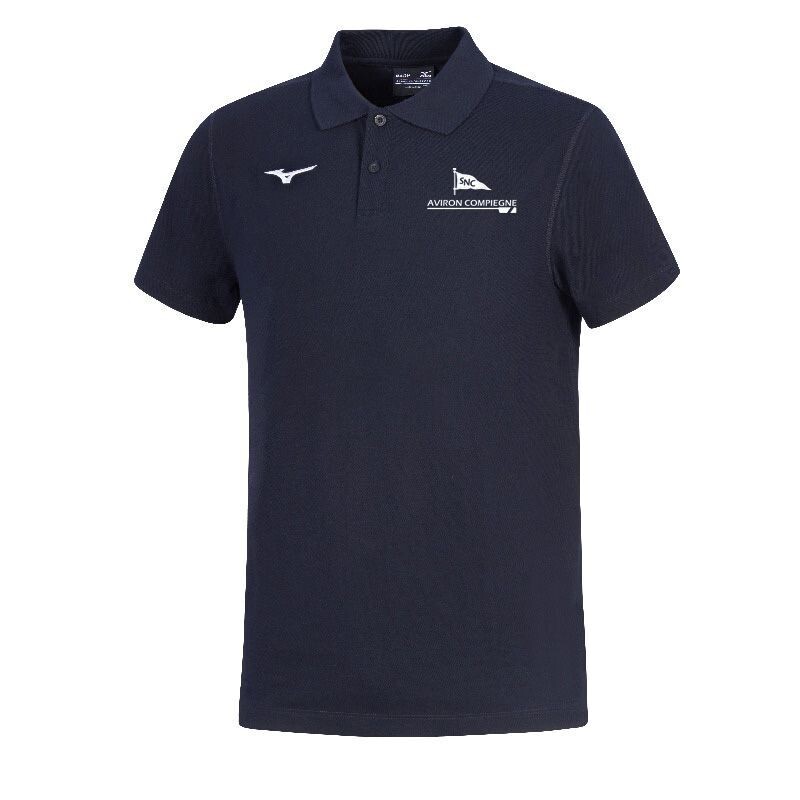 Polo coton MIZUNO coupe femme CAN, Couleur: Marine