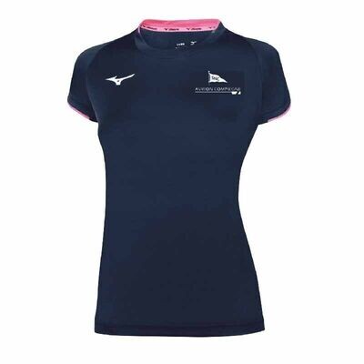 Tee-shirt coton MIZUNO coupe femme SNC, Coloris: Marine