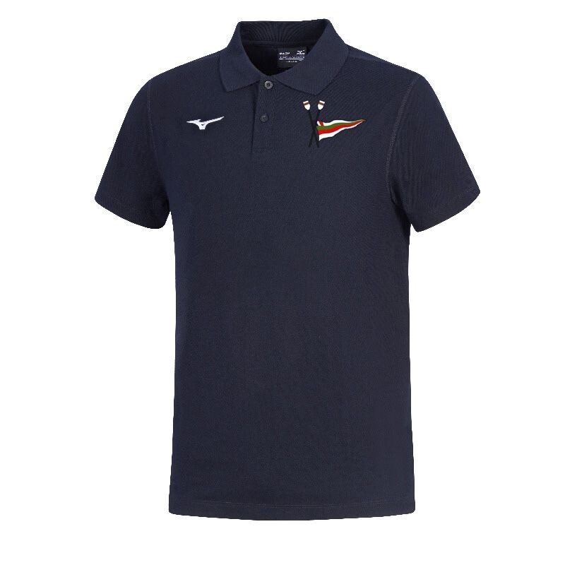 Polo coton MIZUNO coupe homme AUNV, Coloris: Marine