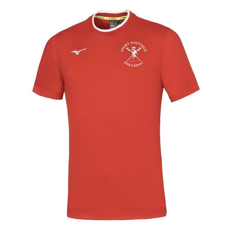 Tee-shirt technique MIZUNO homme SNB, Coloris: Rouge