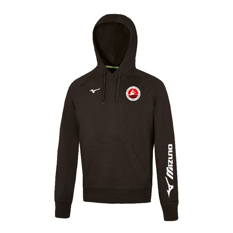 Sweat capuche unisexe noir UNM