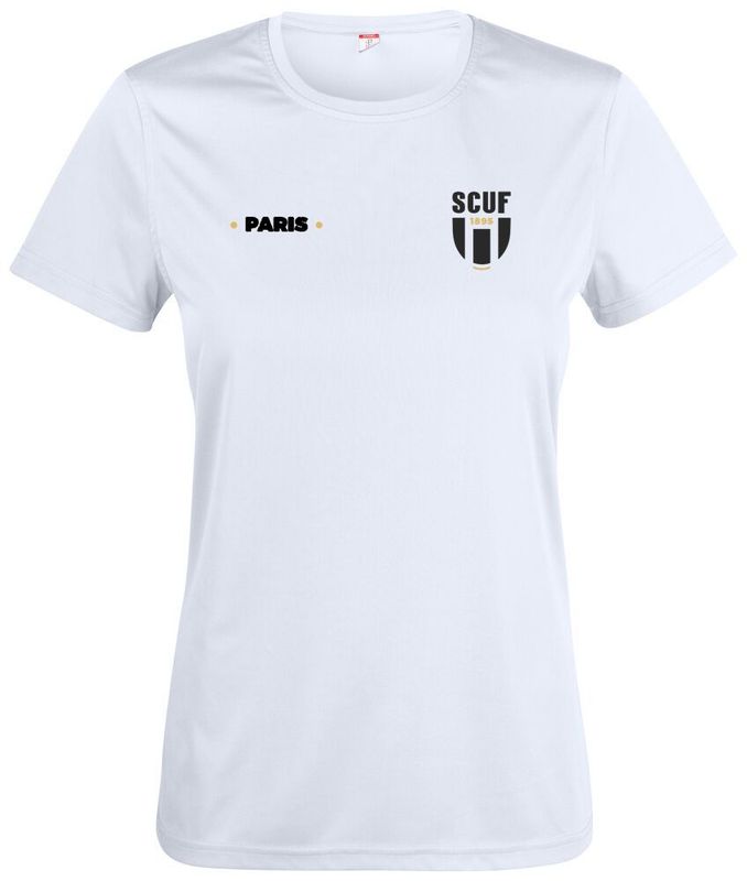 T-Shirt technique SCUF Femme Blanc