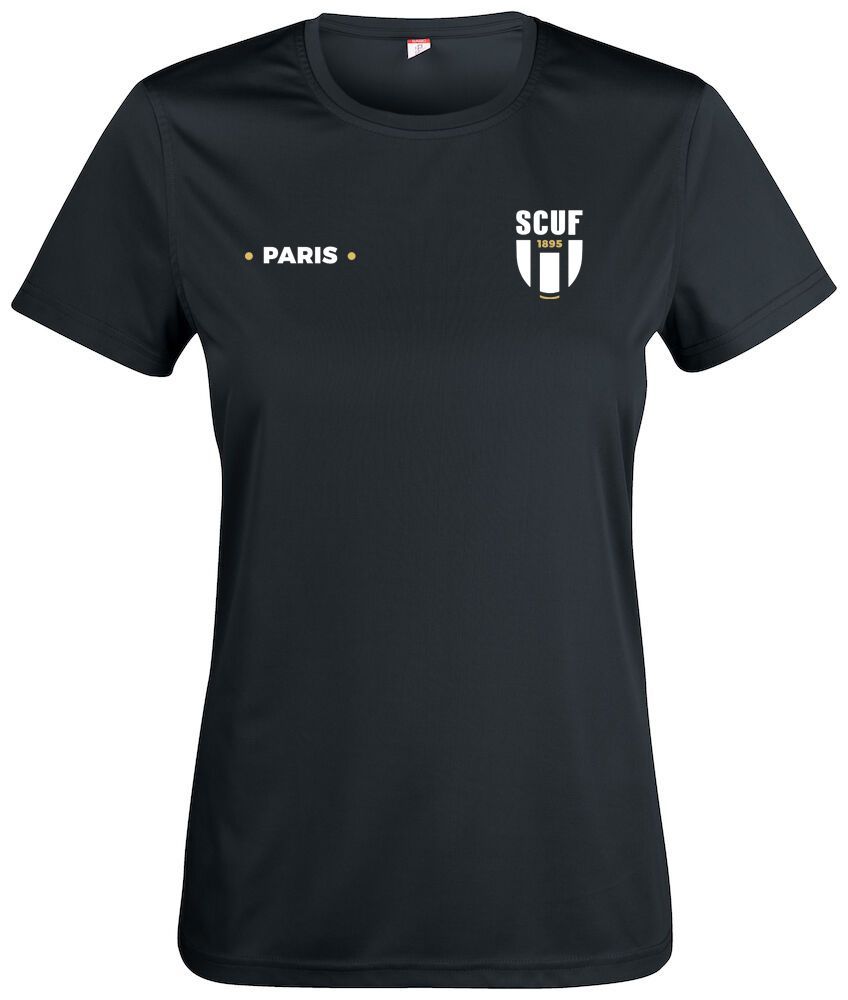 T-Shirt technique SCUF Femme Noir