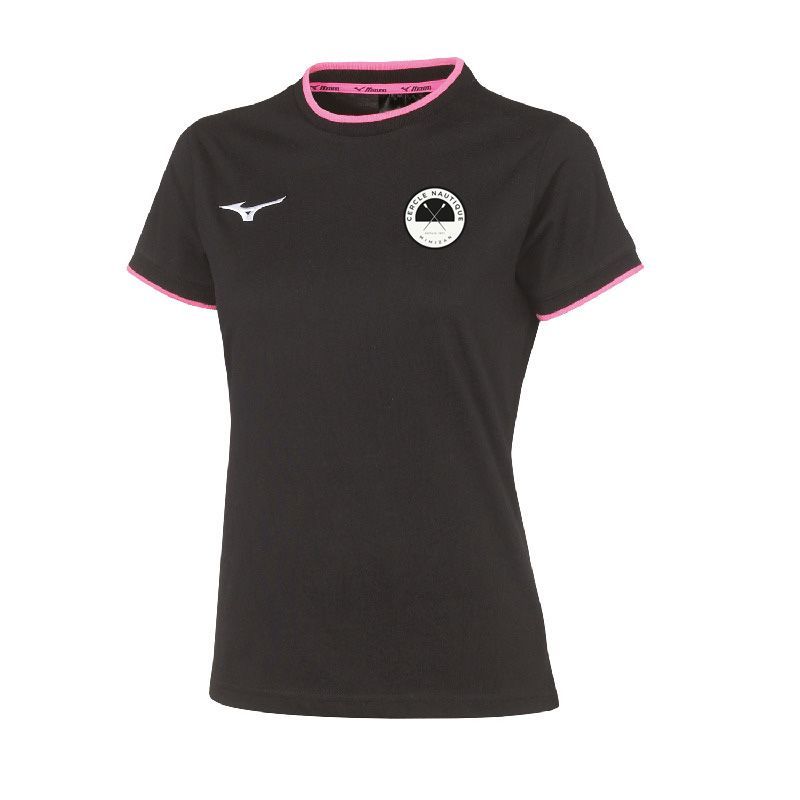 Tee-shirt coton MIZUNO coupe femme Mimizan, Coloris: Noir