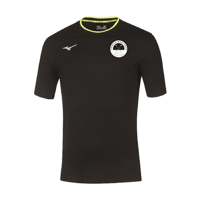 Tee-shirt coton MIZUNO coupe homme Mimizan, Coloris: Noir