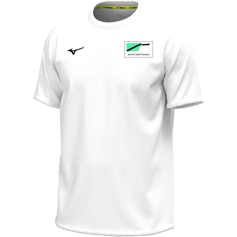 Tee-shirt technique MIZUNO homme ASC, Coloris: Blanc
