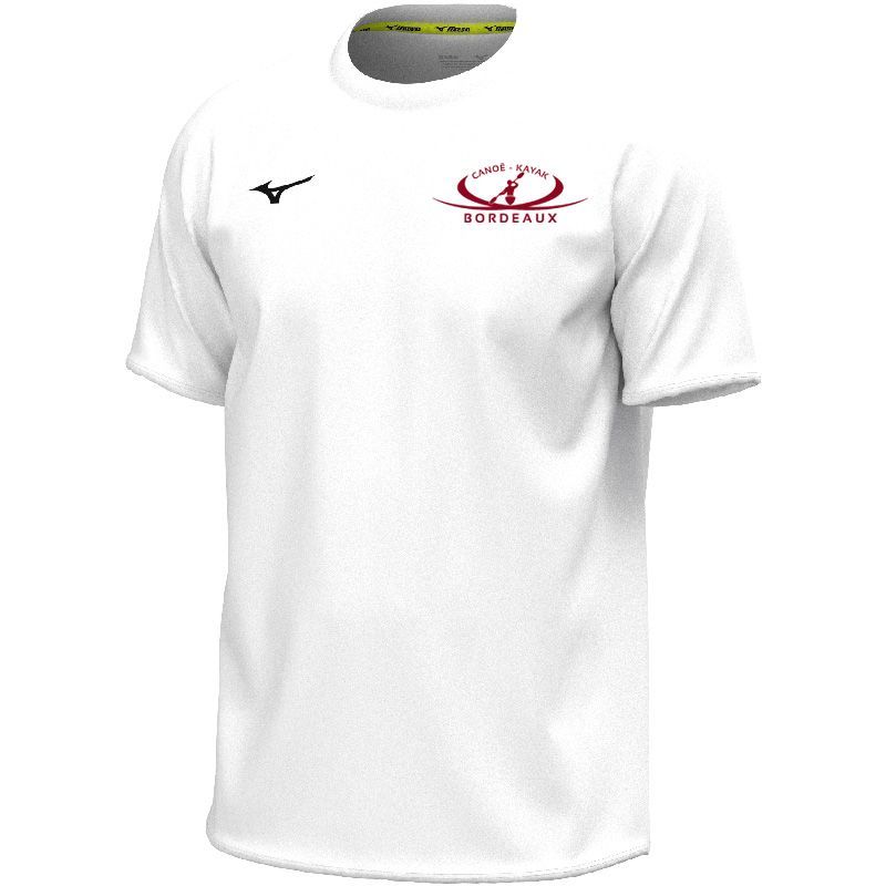 Tee-shirt technique MIZUNO coupe homme ENBCK, Coloris: Blanc