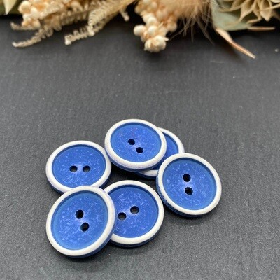 Knopf (Kunststoff) Kinderknopf blau - 18 mm Knopf (Kunststoff) Kinderknopf blau - 18 mm